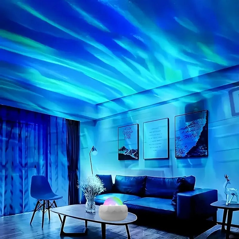 360° Aurora Ball Starry Sky Northern Lights Projector Lamp with Remote Control & USB Plug