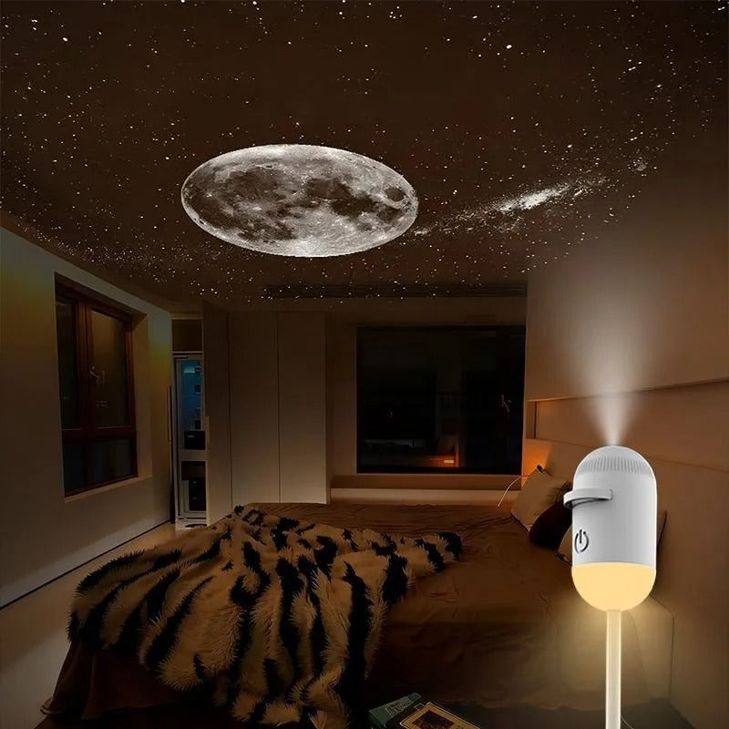 AstroGlow™ Galaxy Star Projector Lamp