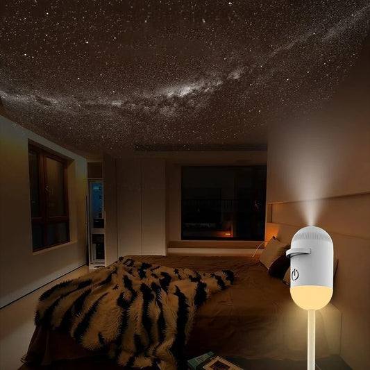 AstroGlow™ Galaxy Star Projector Lamp