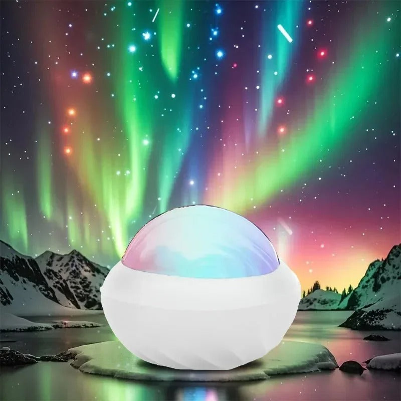 360° Aurora Ball Starry Sky Northern Lights Projector Lamp with Remote Control & USB Plug