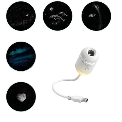AstroGlow™ Galaxy Star Projector Lamp